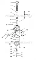 CARBURATEUR WIDETRAK GT / X932061 (4924722472031A)