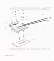 ENGINE, THROTTLE BODY AND COUVERCLE SOUPAPE