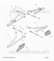 SUSPENSION AVANT CONTROL ARMS