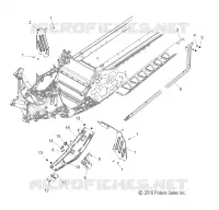 CHASSIS, PROTECTION D'EMBRAYAGE AND REPOSE PIEDS