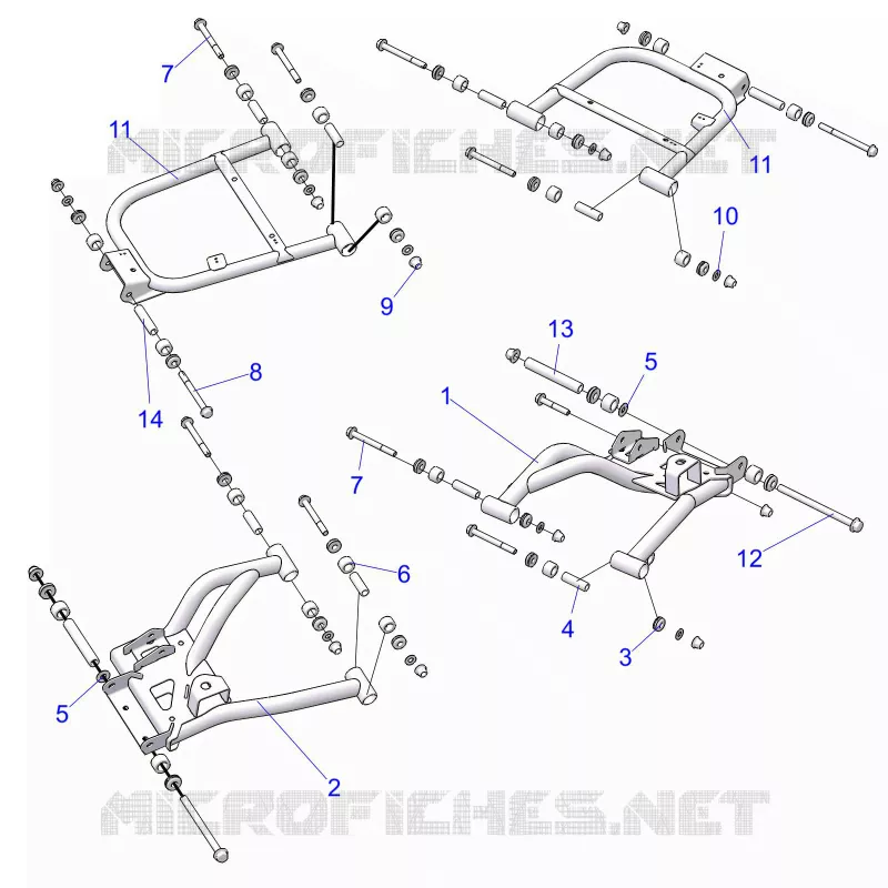 SUSPENSION ARRIERE CONTROL ARMS