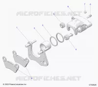 BRAKES, ETRIER DE FREIN ARRIERE