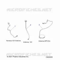 ELECTRICITE, GPS HARNESS AND ANTENNA