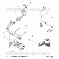 SYSTÃˆME D'ALIMENTATION, RAIL, LINES AND THROTTLE BODY