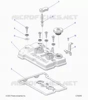 ENGINE, COUVERCLE SOUPAPE
