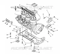 SUPPORT MOTEUR SL 750 B944070 (4927012701011A)