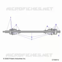 SYSTÃˆME DE TRANSMISSION, FRONT HALF SHAFT