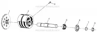 TENDEUR AVANT MAGNUM 4X4 W97AC42A, SWEDISH MAGNUM 4X4 S97AC42E AND NORWEG (4940834083B006)