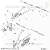 SUSPENSION AVANT CONTROL ARMS