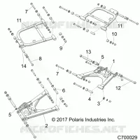 SUSPENSION ARRIERE CONTROL ARMS