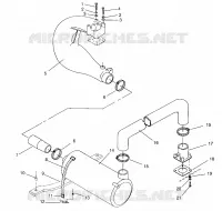 ECHAPPEMENT SLT 750 B954170 (4930563056B005)