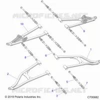 SUSPENSION AVANT CONTROL ARMS