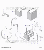 ELECTRICITE, BATTERY/BOX AND CABLES