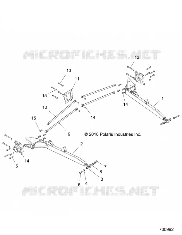 SUSPENSION ARRIERE CONTROL ARMS