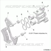 FREIN AVANT CALIPER