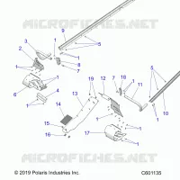 CHASSIS, PROTECTION D'EMBRAYAGE, FOOTRESTS, TUNNEL GRIPS
