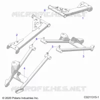 SUSPENSION ARRIERE CONTROL ARMS