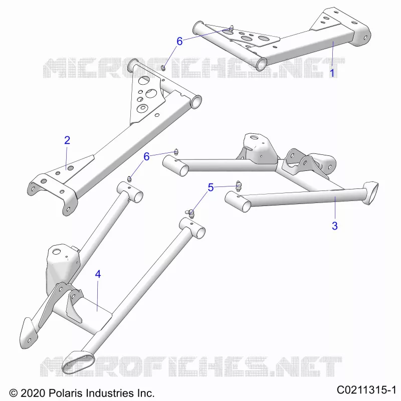 SUSPENSION ARRIERE CONTROL ARMS