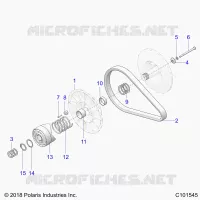 SYSTÃˆME DE TRANSMISSION, SECONDARY CLUTCH