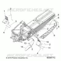 CHASSIS, PROTECTION D'EMBRAYAGE/FOOTRESTS/RUNNING BOARDS