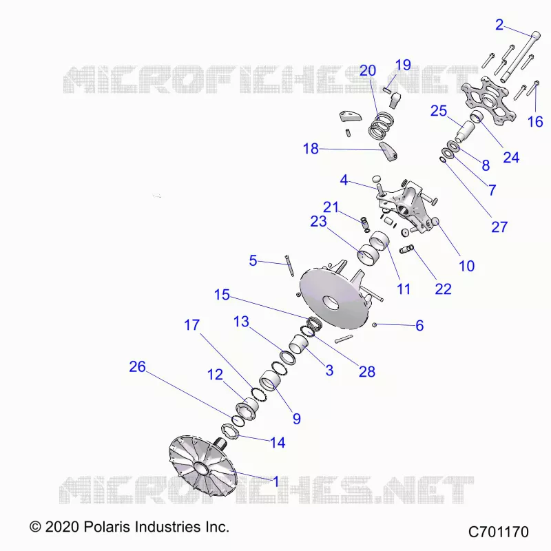 SYSTÃˆME DE TRANSMISSION, PRIMARY CLUTCH