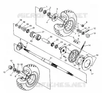 PONT ARRIERE Scrambler W967840 (4935823582C005)