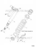 SUSPENSION, AMORTISSEUR ARRIERE MOUNTING