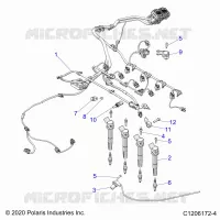 ELECTRICITE, WIRE HARNESS, ENGINE