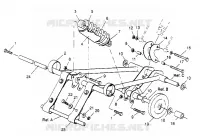 BRAS DE SUSPENSION AVANT XLT 0950756, XLT SKS 0950556,  XLT SKS EURO E9505 (4928842884C001)