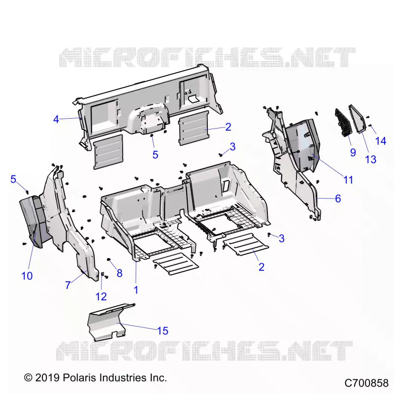 CARROSSERIE ARRIERE CLOSEOFF AND FENDERS
