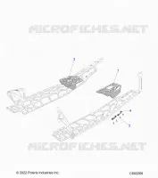 CHASSIS, PASSENGER FOOTRESTS