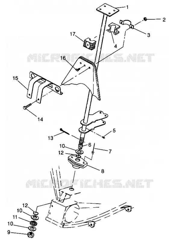 COLONNE DE DIRECTION Magnum 4X4 W968144 and Swedish Magnum 4X4 S968144 (4936053605B008)