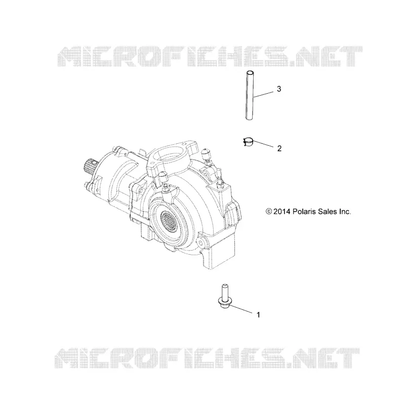 DRIVE TRAIN, SUPPORT PONT, FRONT