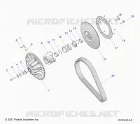 SYSTÃˆME DE TRANSMISSION, SECONDARY CLUTCH