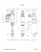 SUSPENSION, AMORTISSEUR AVANT TRACK