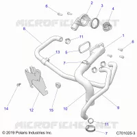 REFROIDISSEMENT, THERMOSTAT AND BYPASS