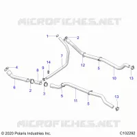 ENGINE, SYSTÃˆME DE REFROIDISSEMENT, HOSES
