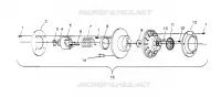 EMBRAYAGE DE TRANSMISSION ASSEMBLY 440 0952760, 440 SKS 0952560,  AND EUROPEAN 440 SKS (4929032903C002)