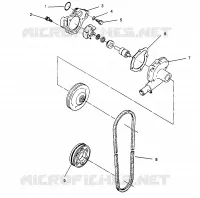 POMPE A EAU WIDETRAK LX 0962064 and EUROPEAN WIDETRAK LX E962064 (4931643164C010)