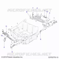 CARROSSERIE ARRIERE RACK, MOUNTING