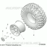 ROUES, REAR