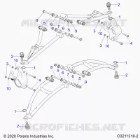 SUSPENSION AVANT A-ARM MOUNTING