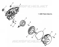 MOTEUR, STATOR and VOLANT MOTEUR