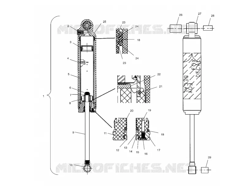 AMORTISSEUR (REAR TRACK)(EDGE)