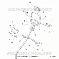 STEERING, HANDLEBAR, COLONNE DE DIRECTION