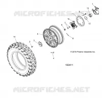 ROUES, FRONT AND HUB