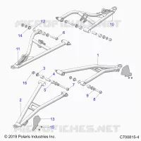 SUSPENSION AVANT CONTROL ARMS