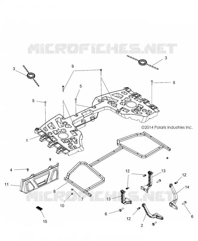 CARROSSERIE ARRIERE RACK ASM.