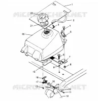 RESERVOIR A CARBURANT Sportsman 4x4 W948040 (4926842684A011)