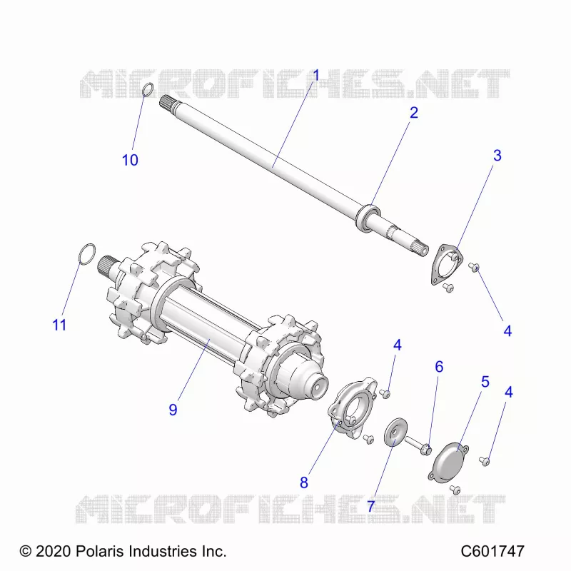 DRIVE TRAIN, JACKSHAFT AND ARBRE DE TRANSMISSION